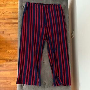 Urban outfitters silence + noise pants red blue size medium